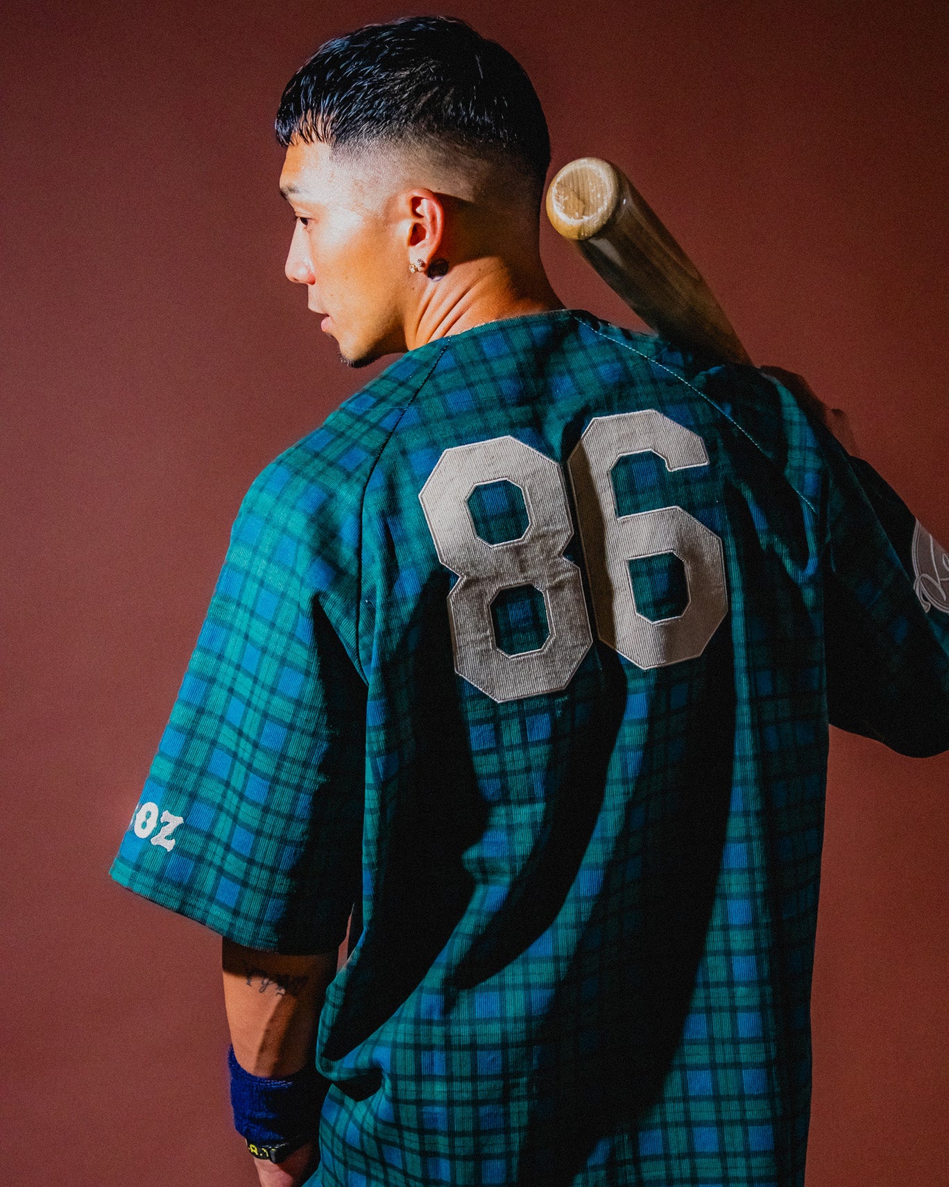 SWAY × KEBOZ SWAZYS CORDUROY BASEBALL JERSEY