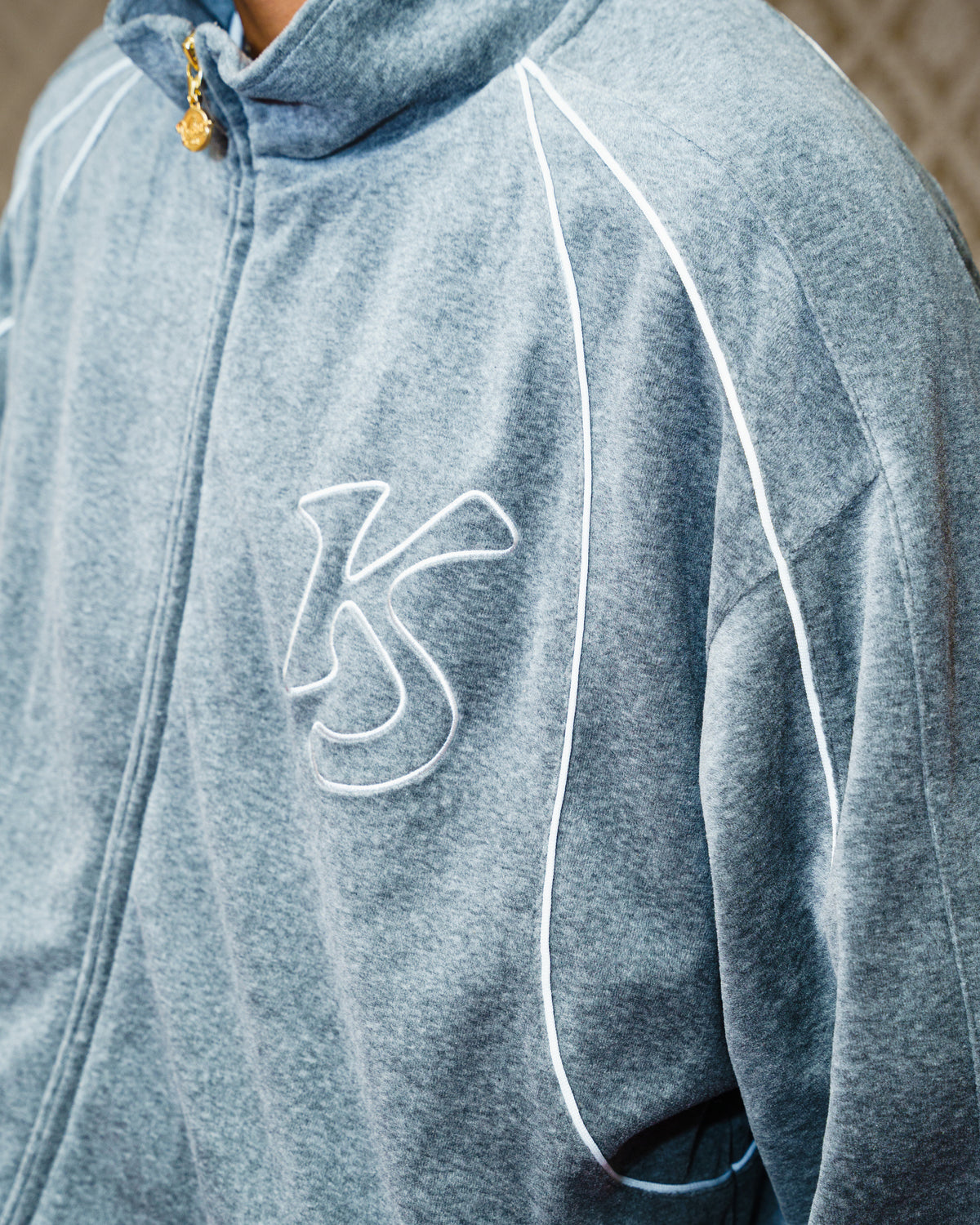 SWAY × KEBOZ VELOUR TRACK JACKET