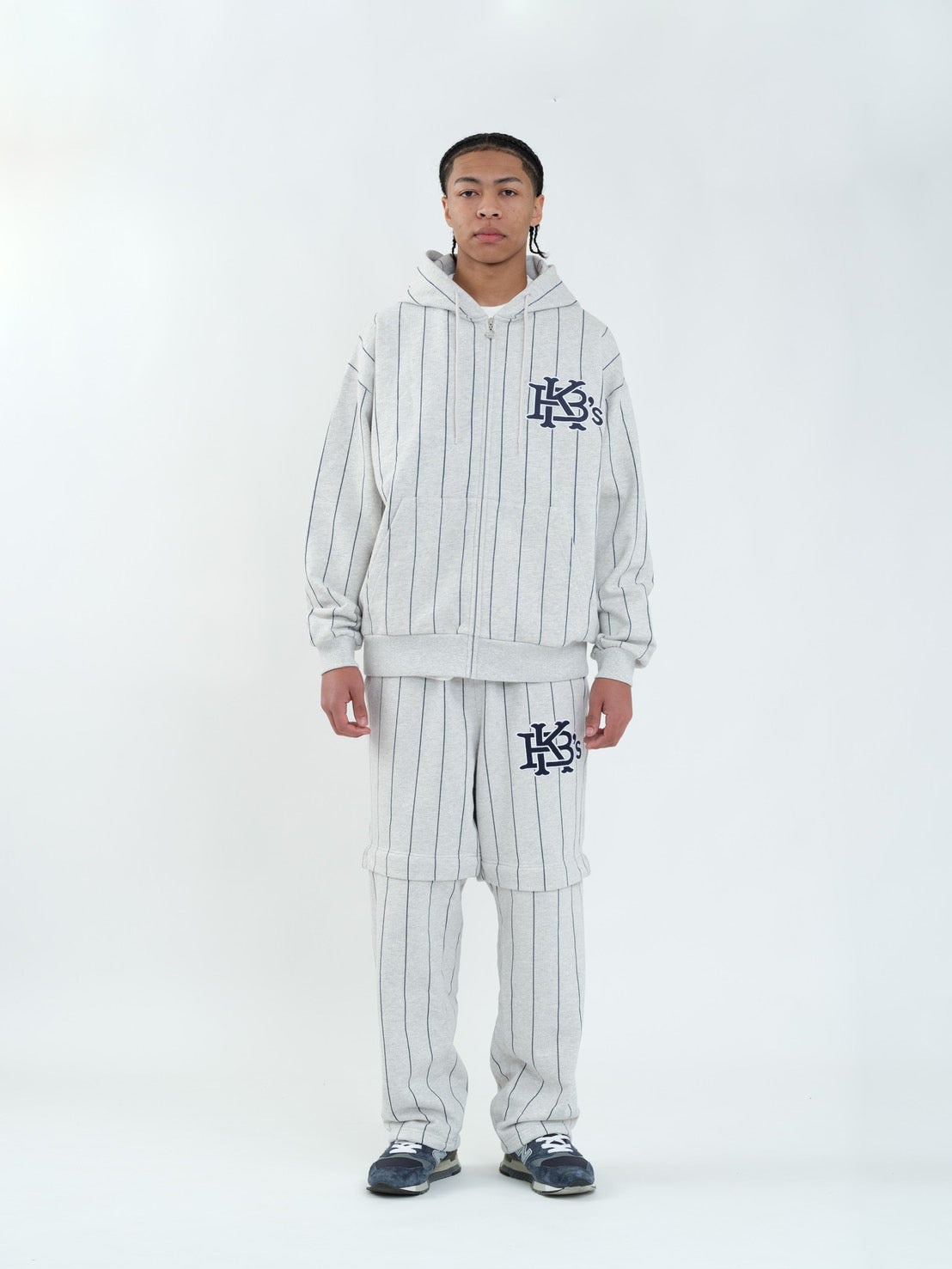 STRIPE SWEAT 2WAY PANTS