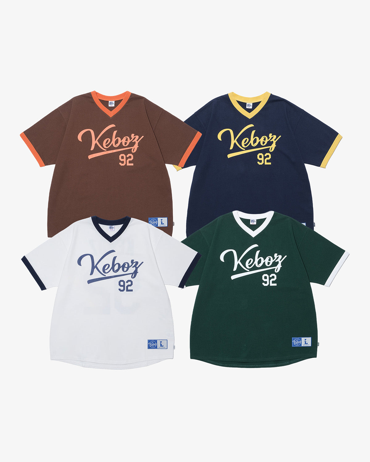 V92 RINGER S/S TEE