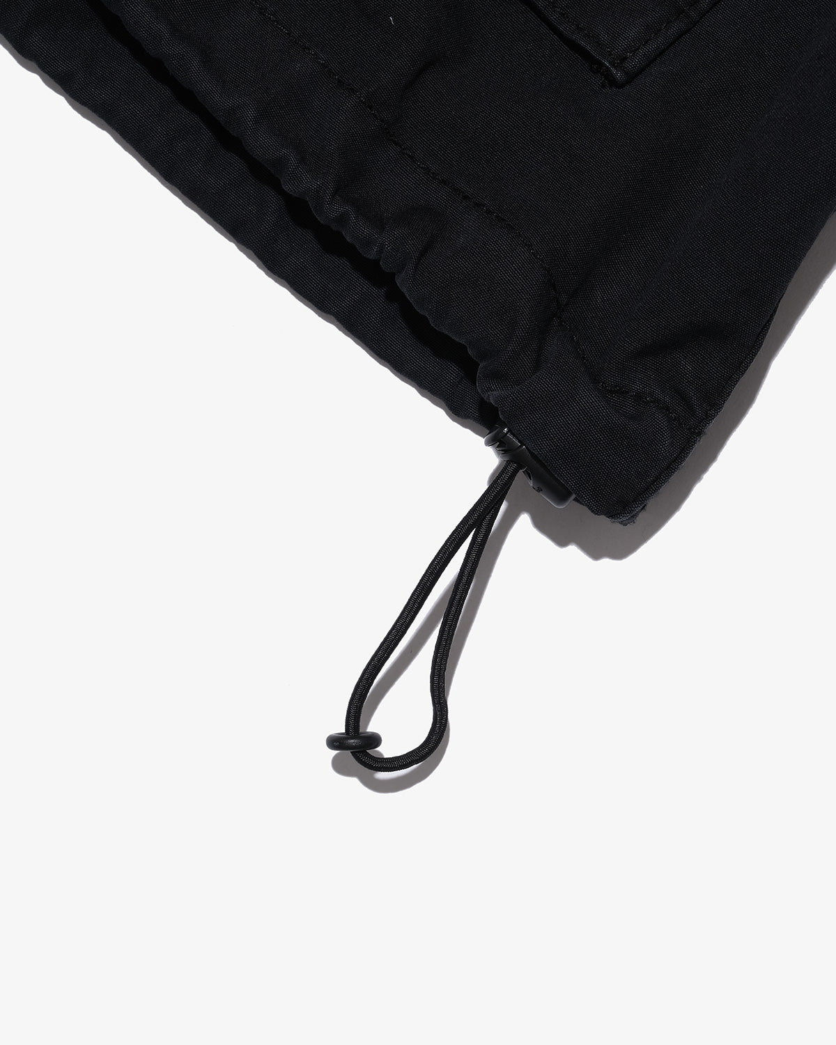 WASHED COTTON CONCEALABLE HOOD JACKET
