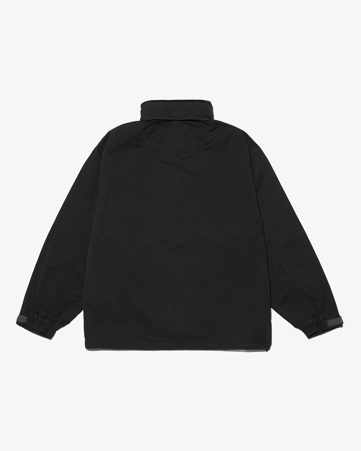 WASHED COTTON CONCEALABLE HOOD JACKET