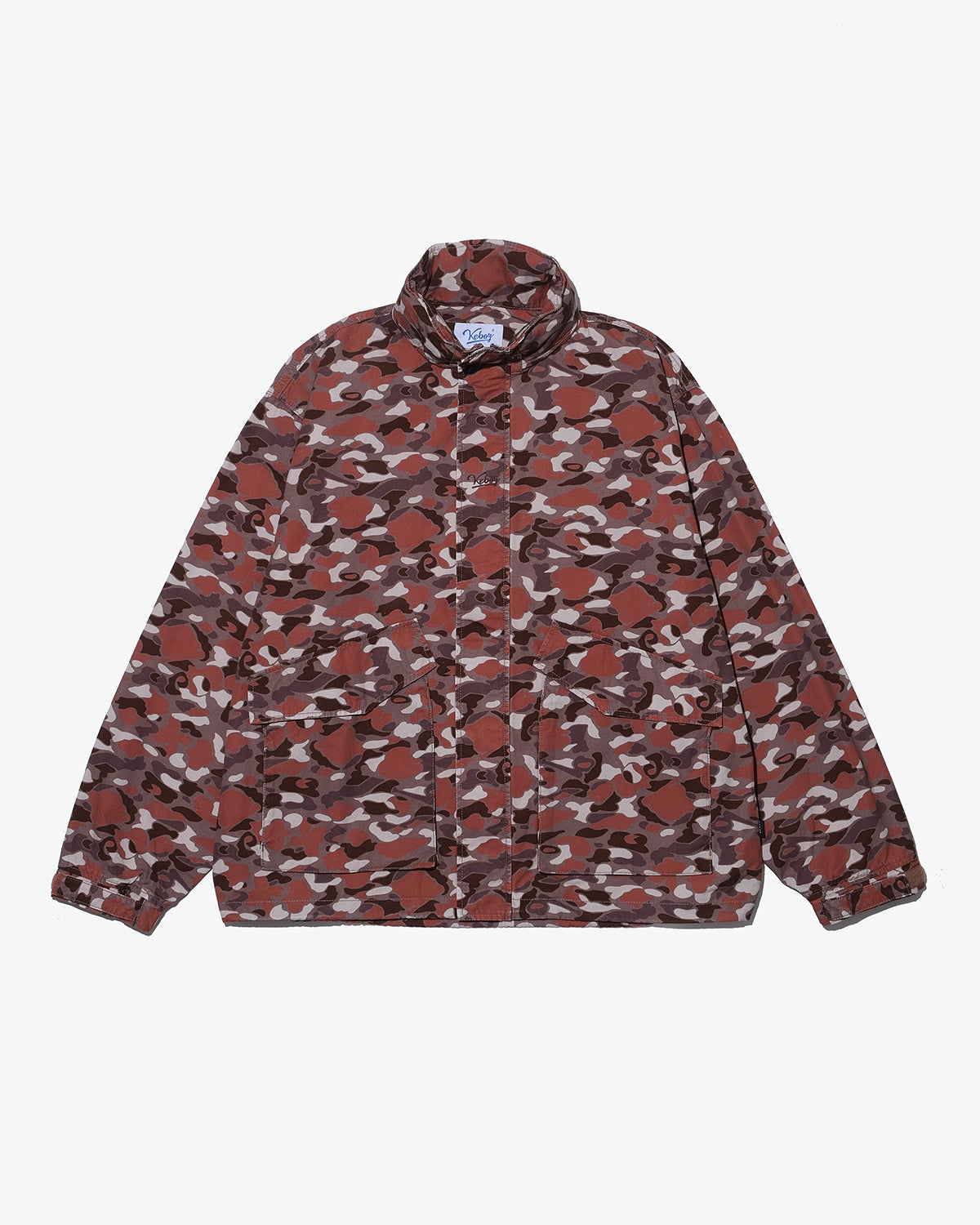 WASHED COTTON CONCEALABLE HOOD JACKET
