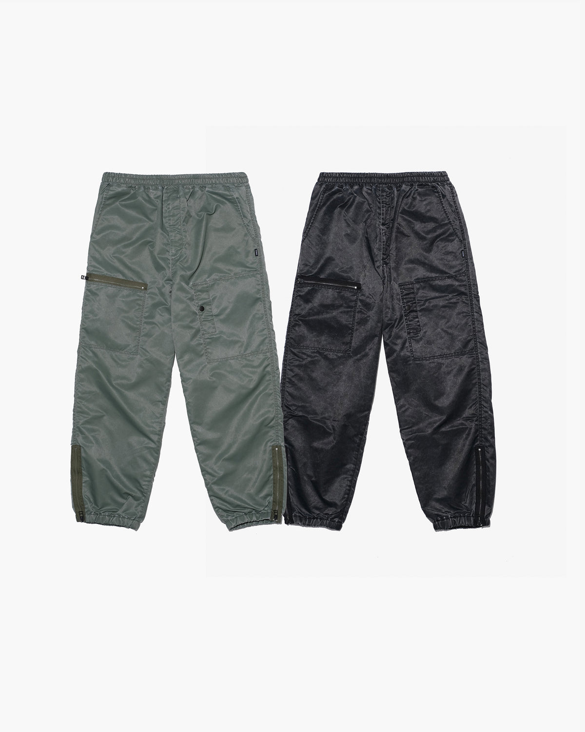 WASHED SATIN FLIGHT PANTS
