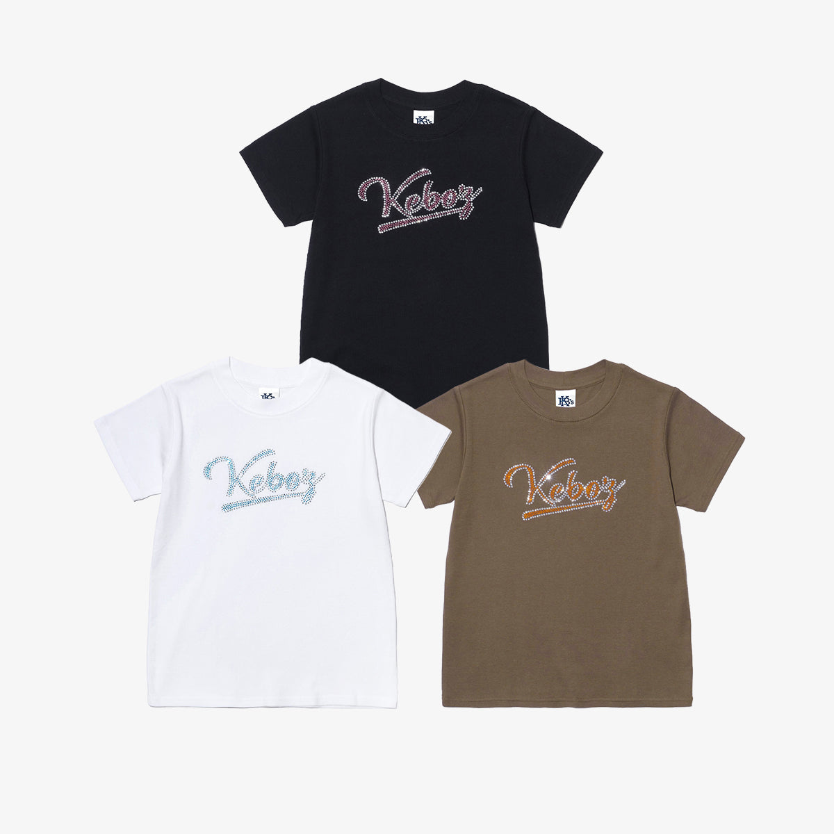 W ICON RHINESTONE S/S TEE
