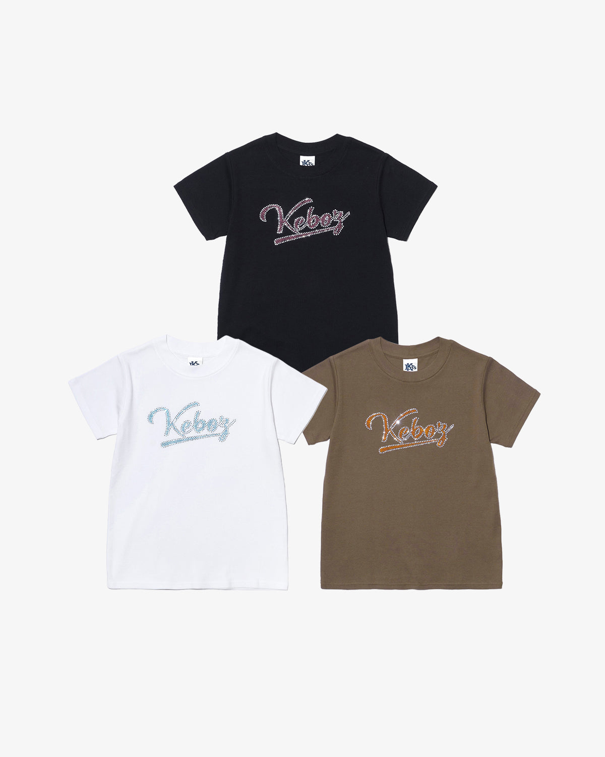 W ICON RHINESTONE S/S TEE