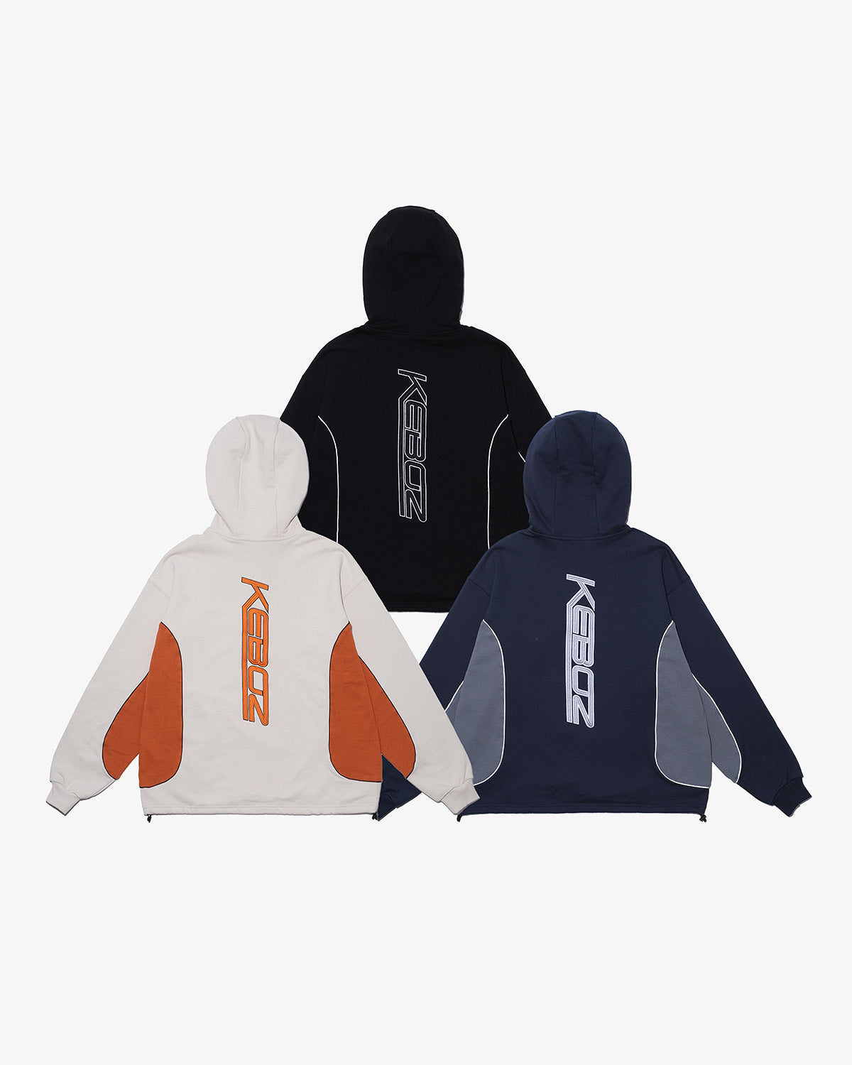 WK SWEAT HALF ZIP HOODIE