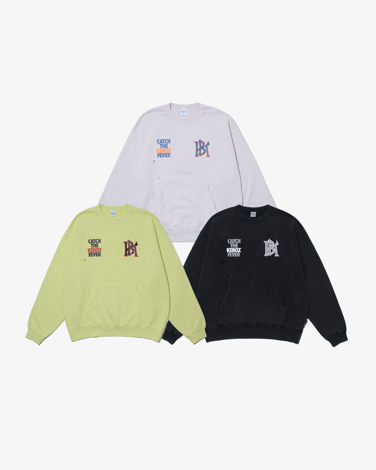 WS WASHED SWEAT CREWNECK