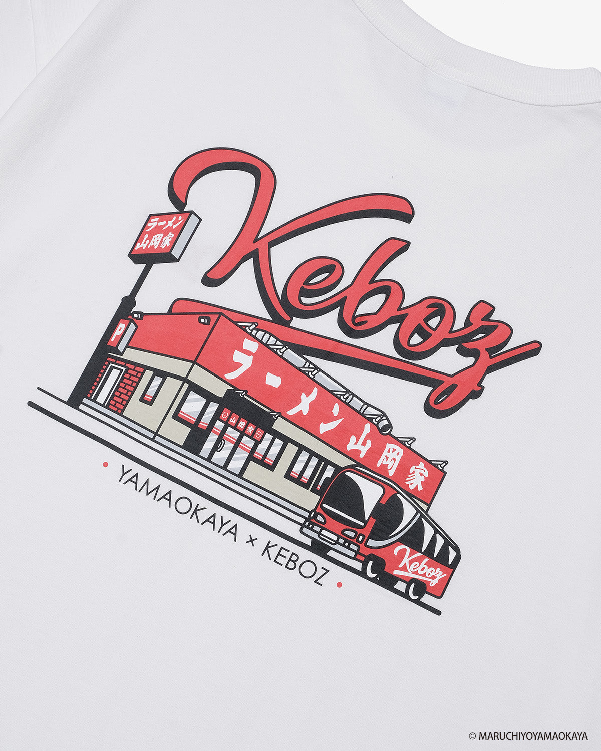 山岡家 × KEBOZ SHOP S/S TEE