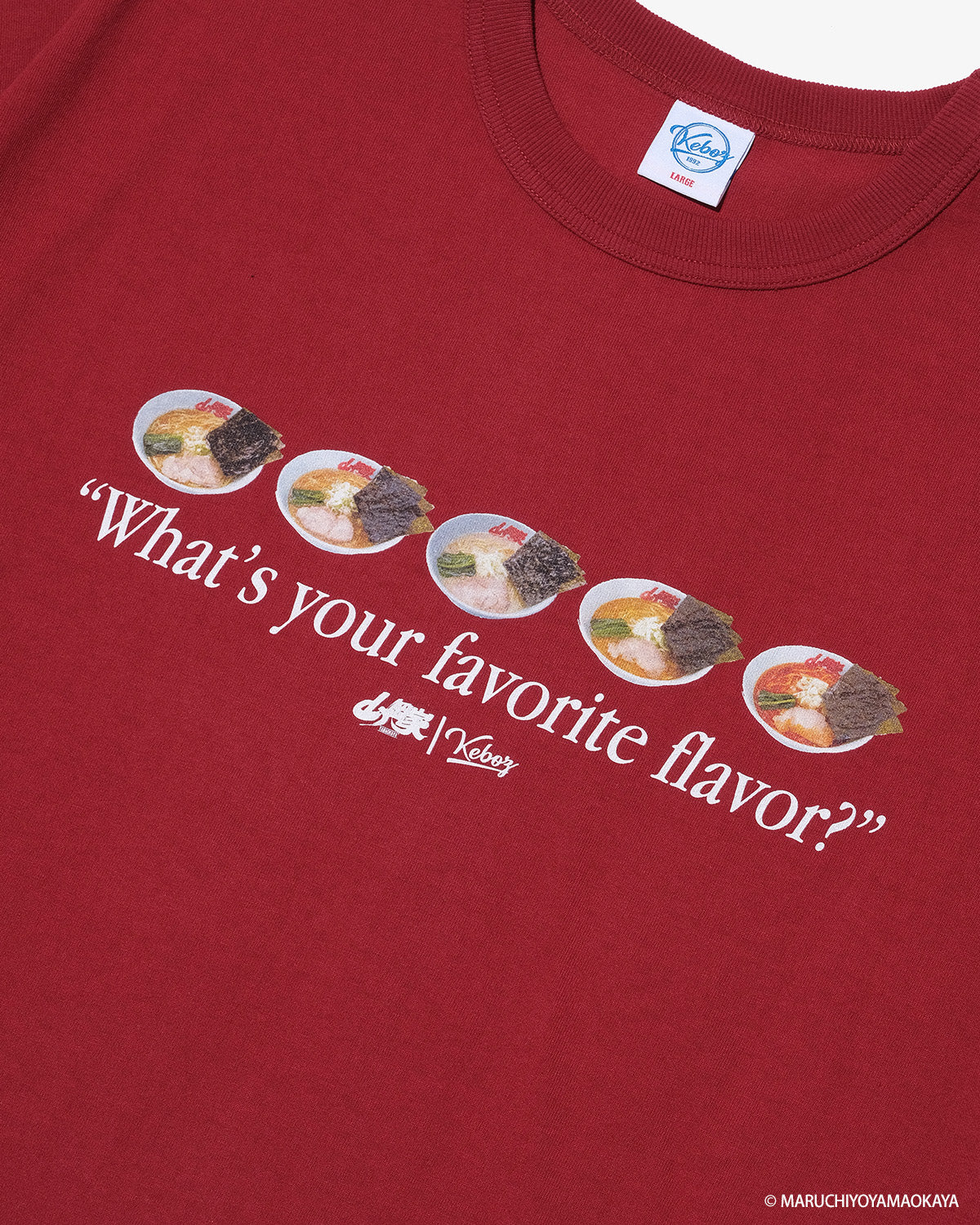 山岡家 × KEBOZ “What’s your favorite flavor?” S/S TEE