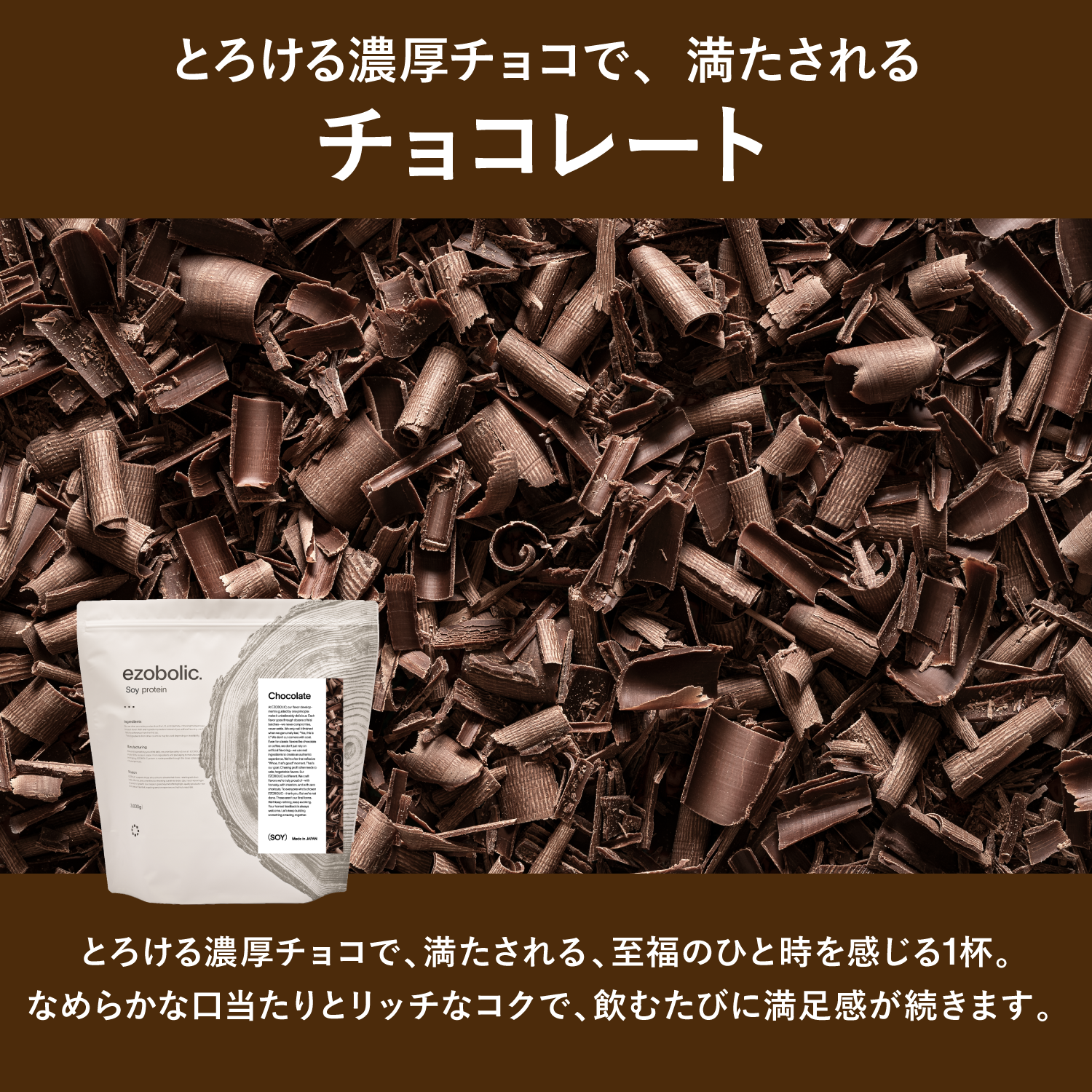 EZOBOLIC ソイプロテイン チョコレート風味