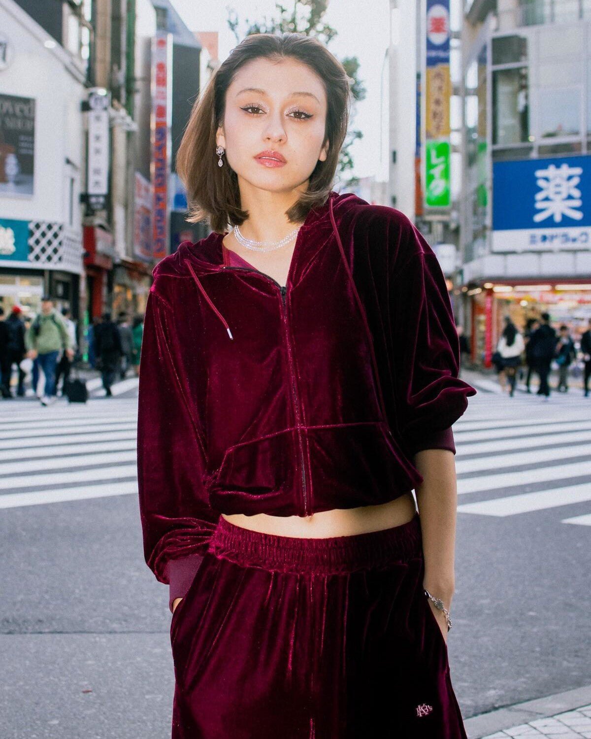 SS×KBZ VELOUR PANTS