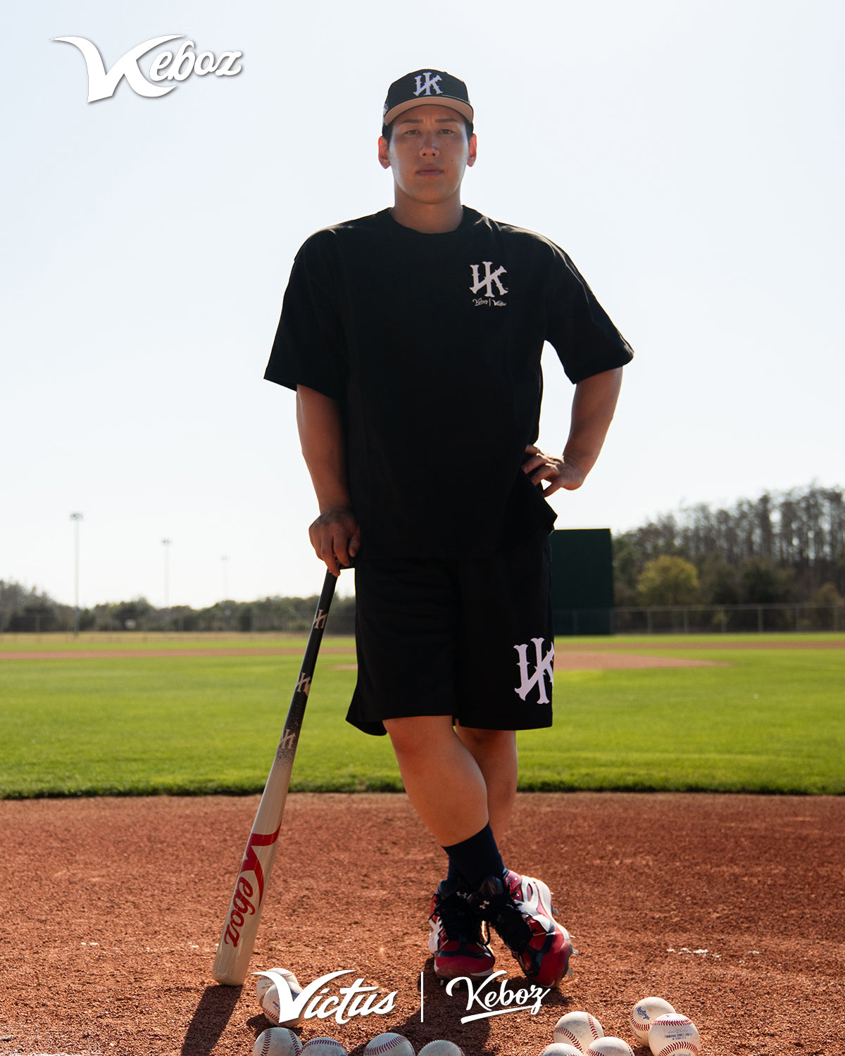 VICTUS × KEBOZ MESH BASEBALL SHORTS