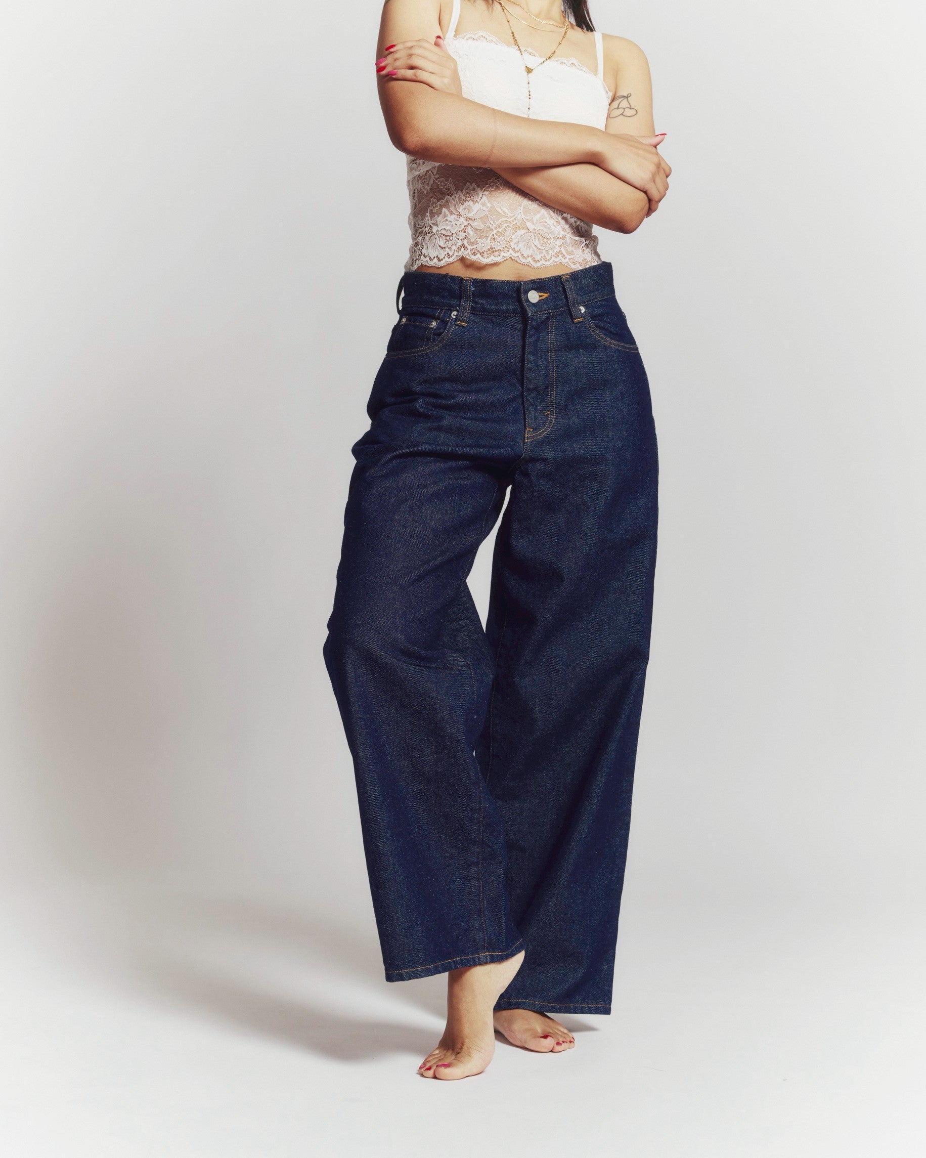 BABY BAGGY FIT DENIM PANTS