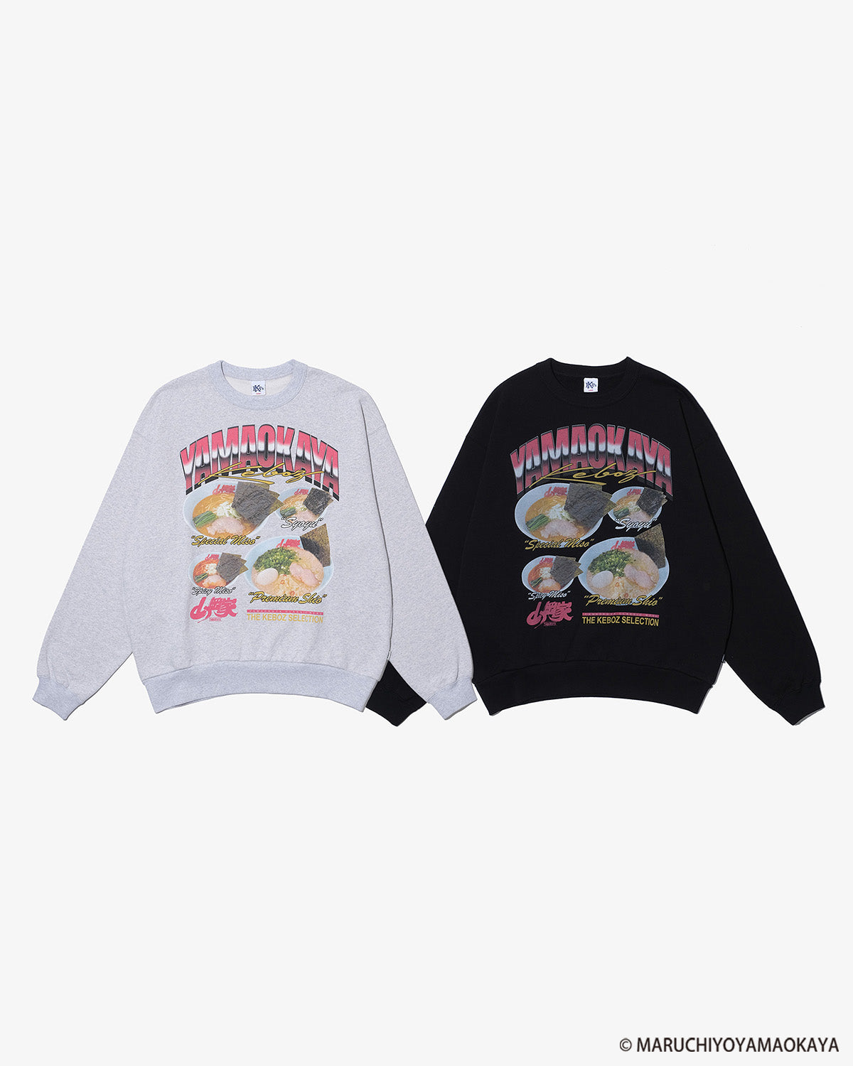 山岡家 × KEBOZ MENU SWEAT CREWNECK