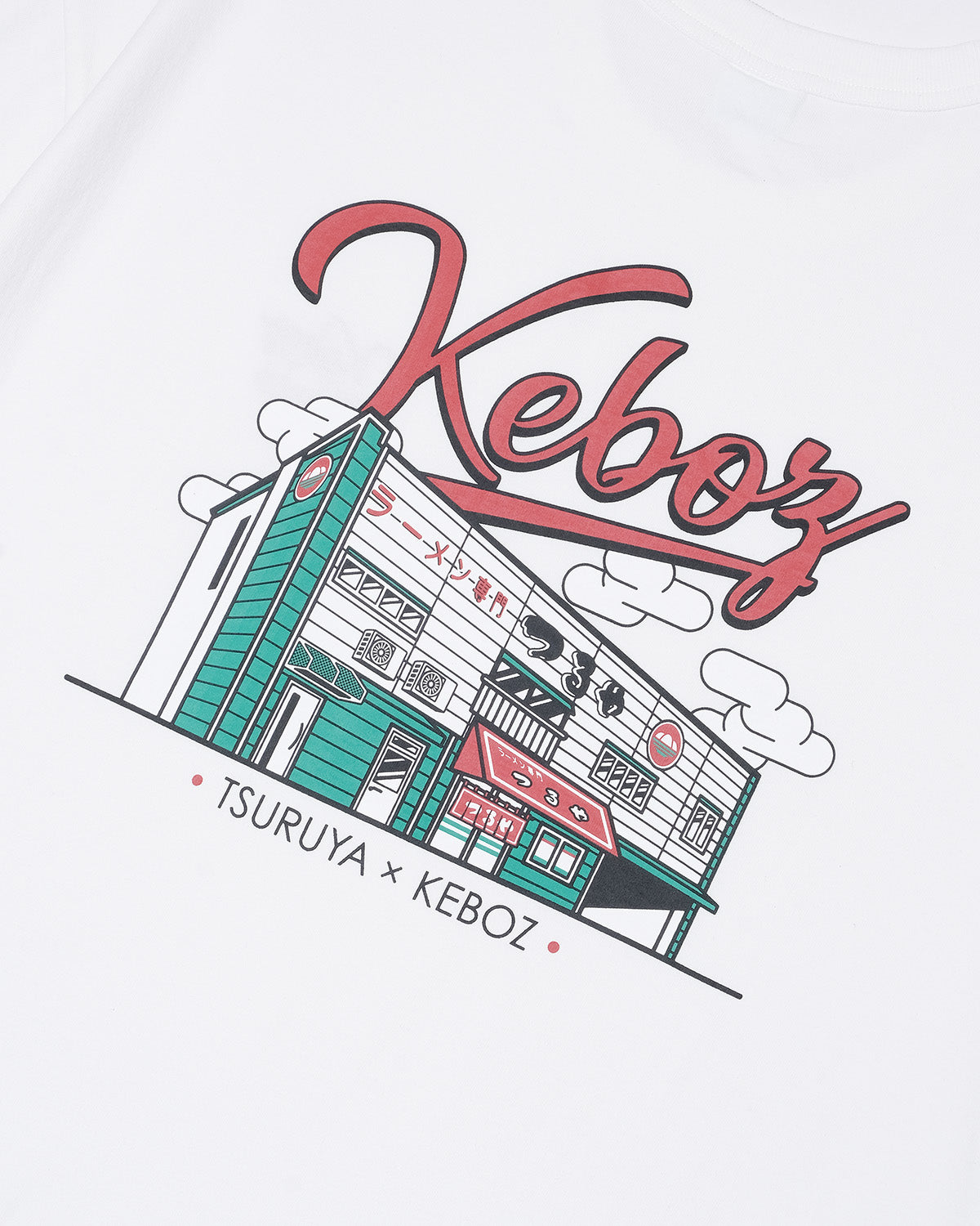 つるや × KEBOZ SHOP S/S TEE
