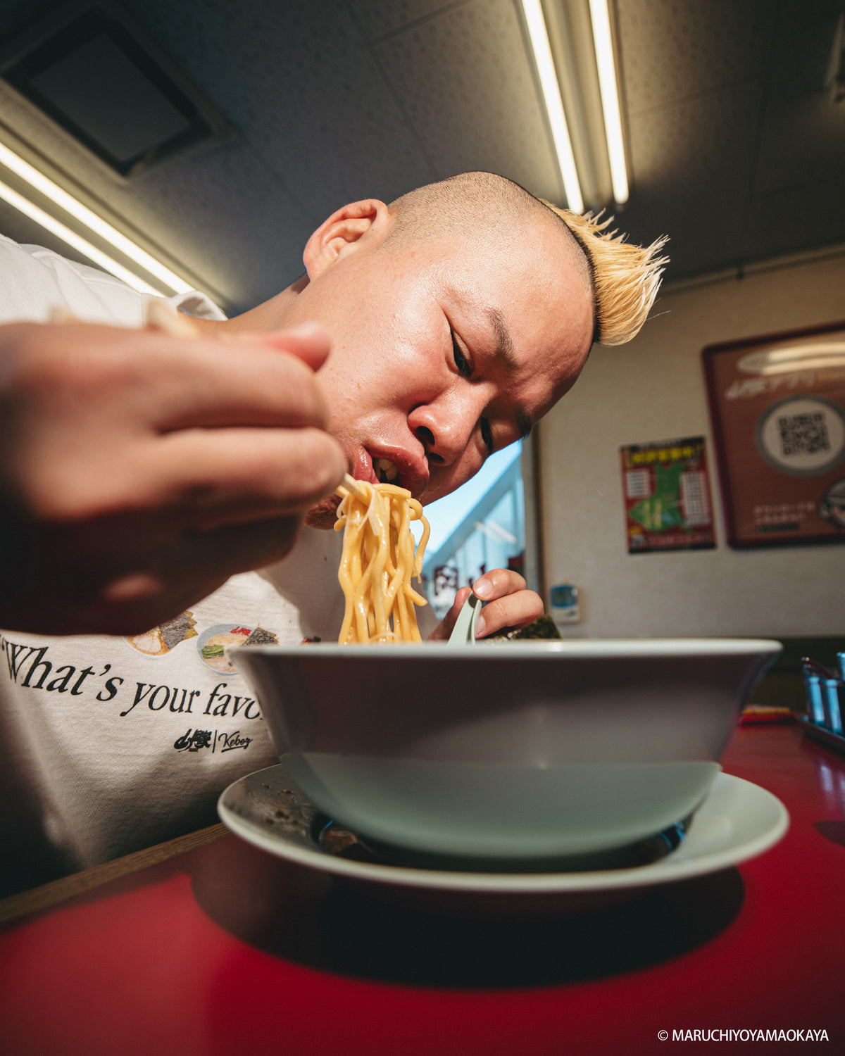 山岡家 × KEBOZ “What’s your favorite flavor?” S/S TEE