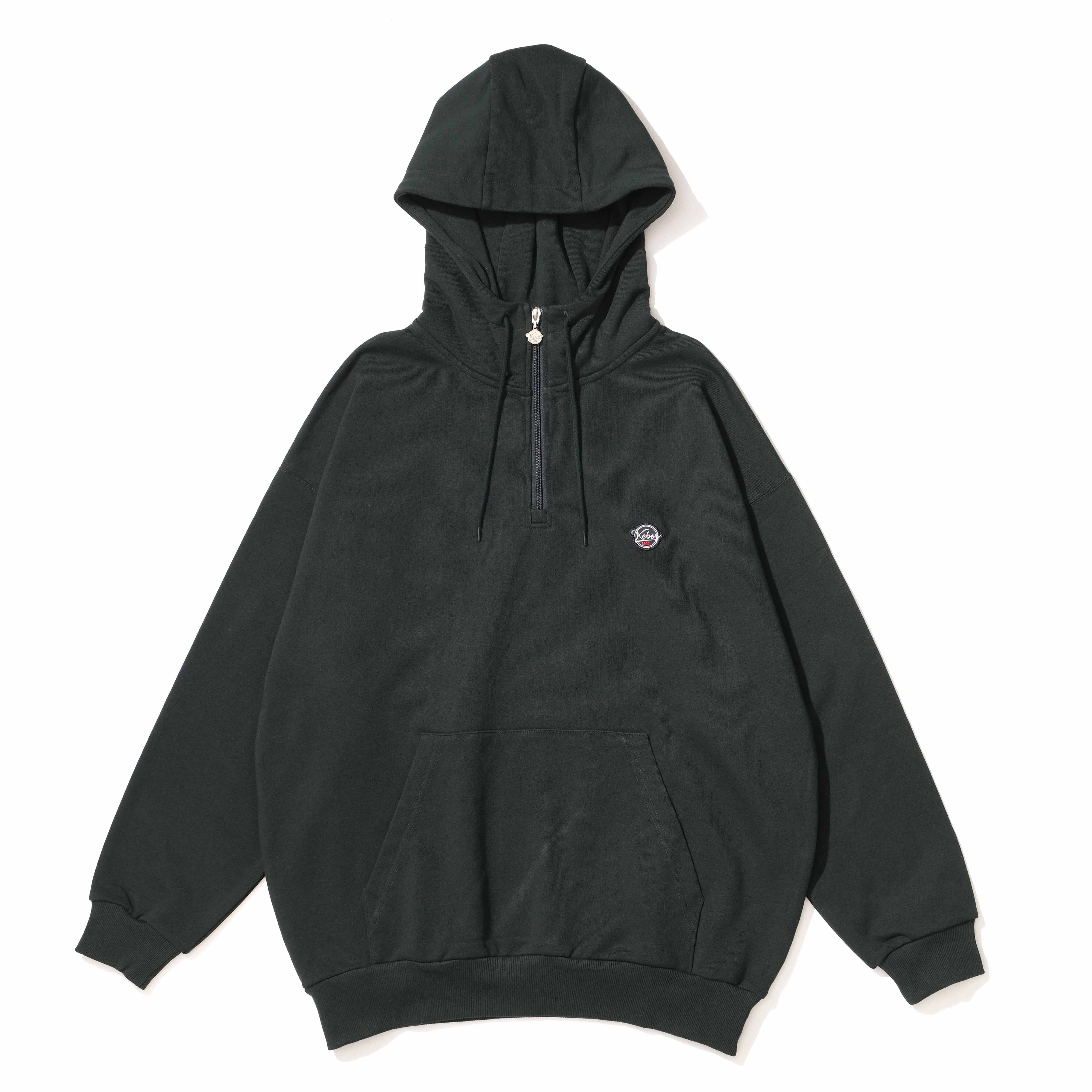 BB SMALL WAPPEN SWEAT HALF ZIP HOODIE